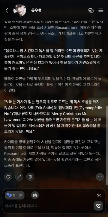 버치 모델의 한국어 대화와 채팅 도구